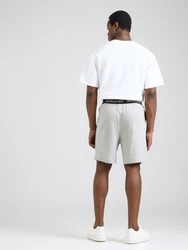 JACK & JONES Shorts 'JACEVEREST' hellgrau/schwarz/weiß