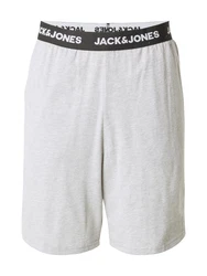 JACK & JONES Shorts 'JACEVEREST' hellgrau/schwarz/weiß