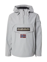 Funktionsjacke 'RAINFOREST' beige / grau / rot / schwarz
