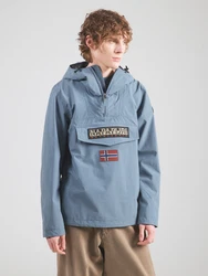 NAPAPIJRI Funktionsjacke 'RAINFOREST' saphir/dunkelrot/schwarz/weiß