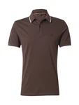BOSS Poloshirt Passertip schoko/weiß