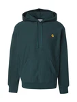 Carhartt WIP Sweatshirt 'American Script' Dunkelgrün/Türkis/Grün/Dunkelgrün/Grün/Türkis/Dunkelgrün/Türkis/Grün/Dunkelgrün/Türkis/Grün/Dunkelgrün/Türkis/Grün/Dunkelgrün/Türkis/Grün/Dunkelgrün/Türkis/Grün/Dunkelgrün/Türkis/Grün/Dunkelgrün/Türkis/Grün