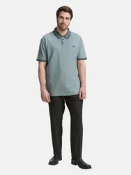 TOM TAILOR Men + Poloshirt mint/dunkelgrün