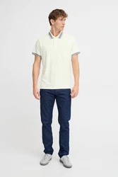 BLEND Poloshirt 'BHELMO' weiß