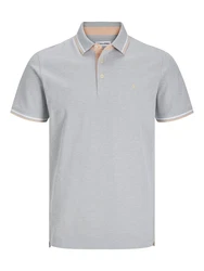 Jack & Jones T-Shirt JJEPaulos grau/apricot/weiß