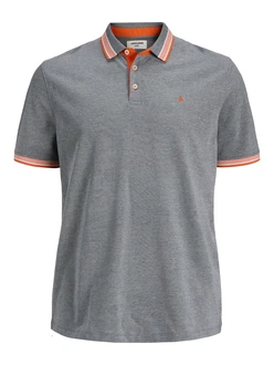 Jack & Jones T-Shirt JJEPaulos blau/zitronengelb/weiß