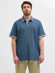 Jack & Jones T-Shirt JJEPaulos marine/pastellgrün/weiß