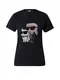 Karl Lagerfeld Majica 'Ikonik 2.0'  bež / črna / srebrna / bela
