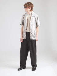 BOSS T-Shirt hellbeige/schwarz