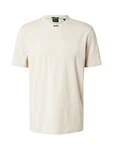 BOSS T-Shirt hellbeige/schwarz