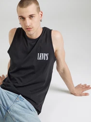 LEVI'S Top 'ROWER' schwarz/weiß