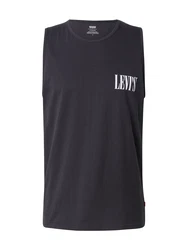 LEVI'S Top 'ROWER' schwarz/weiß