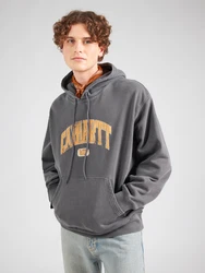Carhartt WIP Sweatshirt 'Library' dunkelgrau/orange