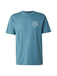 T-Shirt 'ROCKIES ADIV' himmelblau / lila / hellorange / wei