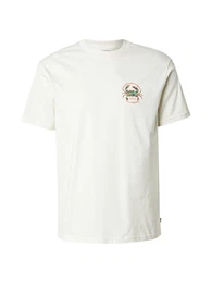 T-Shirt 'FAUNA' blau / hellgrn / apricot / offwhite