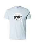 Karl Lagerfeld T-Shirt aqua / schwarz / weiß