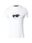 Karl Lagerfeld T-Shirt elfenbein/schwarz/weiß