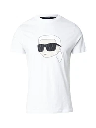 T-Shirt elfenbein / schwarz / wei