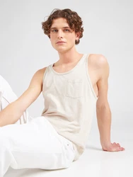 JACK & JONES Tanktop 'JJJAKE' beige
