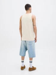 JACK & JONES Top 'JJONE' beige/blau