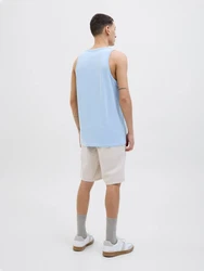 JACK & JONES Top 'JJONE' hellblau/orange