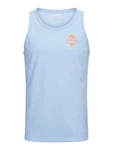 JACK & JONES Top 'JJONE' hellblau/orange