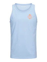 JACK & JONES Top 'JJONE' hellblau/orange