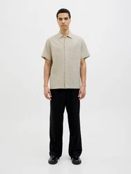 Jack & Jones Premium Hemd JPRCCEASTON grau/beige