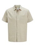 Jack & Jones Premium Hemd JPRCCEASTON grau/beige