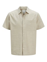 Jack & Jones Premium Hemd JPRCCEASTON grau/beige