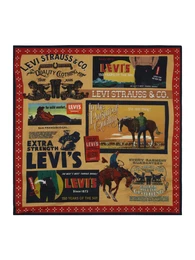 LEVI'S Tuch smaragd / hellorange / dunkelrot / schwarz