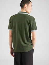 BOSS Poloshirt 'Paddy' dunkelgrn/wei