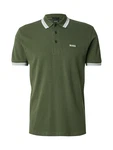 BOSS Poloshirt 'Paddy' dunkelgrn/wei