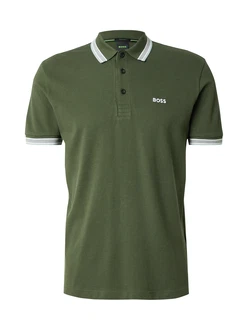 BOSS Poloshirt 'Paddy' dunkelgrn/wei BOSS Poloshirt 'Paddy' dunkelgrn/wei