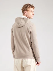 ARMANI EXCHANGE Sweatjacke hellbraun/weiß