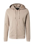 ARMANI EXCHANGE Sweatjacke hellbraun/weiß