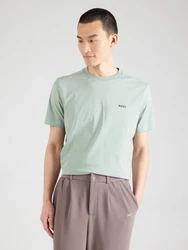 BOSS T-Shirt 'Tee' mint/schwarz