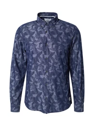 Hemd marine / taubenblau