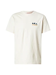 T-Shirt nachtblau / senf / orange / offwhite
