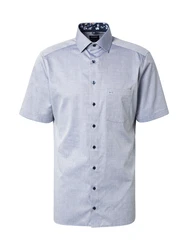 OLYMP Hemd marine/hellblau/weiß