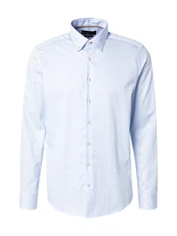 Hemd hellblau / wei