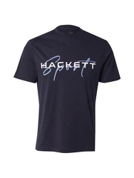 Hackett London T-Shirt navy / pastellblau / weiß