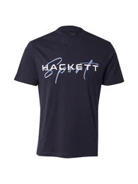 T-Shirt navy / pastellblau / wei
