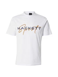 Hackett London T-Shirt navy/braun/weiß
