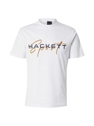 T-Shirt navy / braun / wei