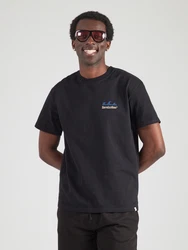 Revolution T-Shirt blau/pastellgelb/orange/schwarz