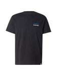 Revolution T-Shirt blau/pastellgelb/orange/schwarz