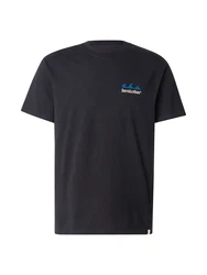 Revolution T-Shirt blau/pastellgelb/orange/schwarz