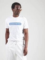 Hackett London T-Shirt hellblau/weiß