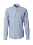 INDICODE JEANS Hemd 'Sefle' hellblau/offwhite